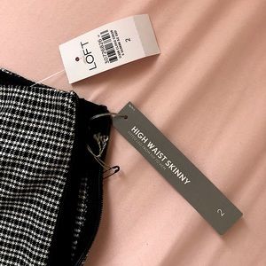 Ann Taylor Loft Houndstooth Pants - NEW